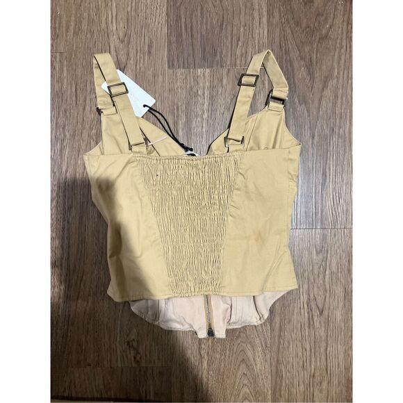 Line & Dot Vivienne Top Khaki Size XS NWT$105 - Picture 4 of 5